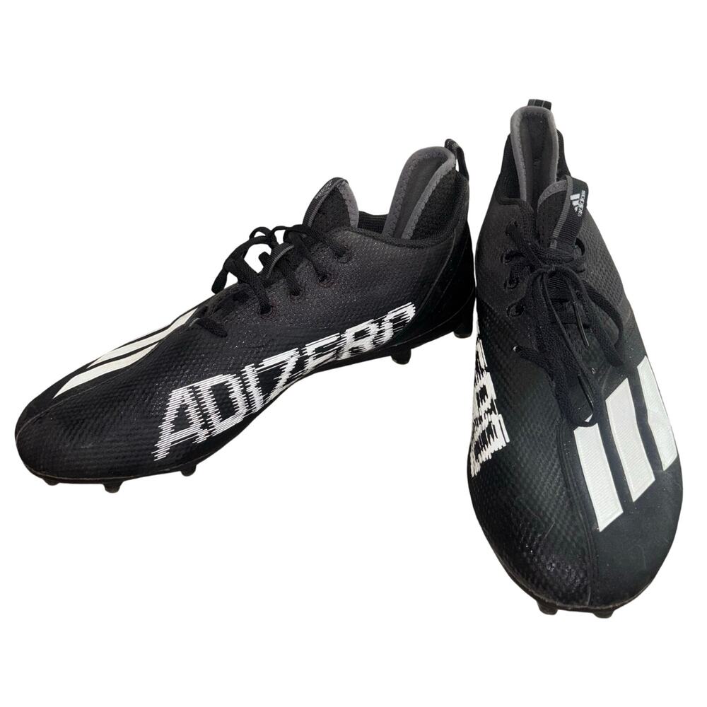 Adidas Adizero Scorch 2 SM Black White Football Cleats Men’s Size 13